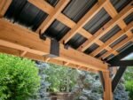Lodge | 14x12 Cedar and Steel Gazebo with Steel Roof - Image 7