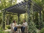 Stratford | 14x10 Steel Pergola – Black - Image 12