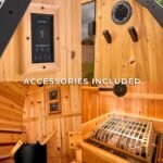 Paxton Outdoor Barrel Sauna – 4-6 Person - Image 10